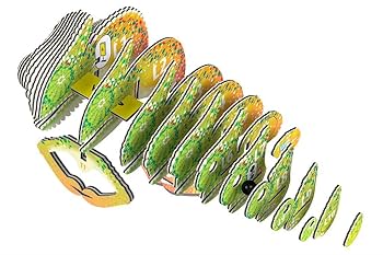 Amazon.com: Eugy Chameleon 3D Puzzle, 31 Piece Eco-Friendly